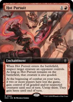 Hot Pursuit (Extended Art) - Near Mint MTG Commander: Murders at Karlov Manor - Image 1