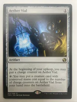 Magic the Gathering MTG Aether Vial (212) Iconic Masters NM - Image 1
