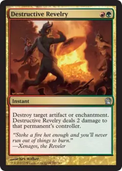 Destructive Revelry - Medium Play MTG Theros - Image 1