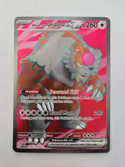 Bloodmoon Ursaluna ex 202/167 Ultra Rare Twilight Masquerade NM Pokemon - Image 1