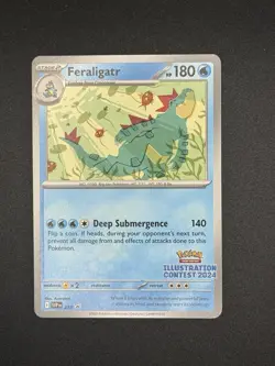 Pokemon Illustration Contest 2024 Promo Feraligatr Black Star Promo SVP 213 NM/M - Image 1