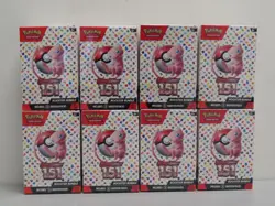 (8) Lot 2023 Pokemon Scarlet & Violet 151 Factory Sealed Booster Bundle Box - Image 1