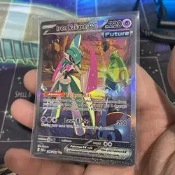 Pokemon TCG Iron Valiant EX Paradox Rift 249/182 Special Illustration Rare NM - Image 4