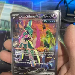 Pokemon TCG Iron Valiant EX Paradox Rift 249/182 Special Illustration Rare NM - Image 5