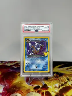 PSA 10 DARK GYARADOS Holo 8/82 Pokemon Celebrations GEM MINT - Image 1