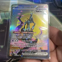 2024 Pokemon SV Temporal Forces TEF EN Iron Crown ex #206/162 see pics ink dots - Image 1