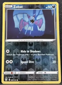 Zubat 089/163 Asako Ito Common Battle Styles Pokemon Reverse Holo Near Mint - Image 1