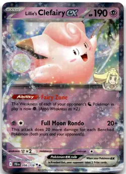 Lillie's Clefairy ex 056/159 Journey Together Pokemon 5ban Graphics NM - Image 1