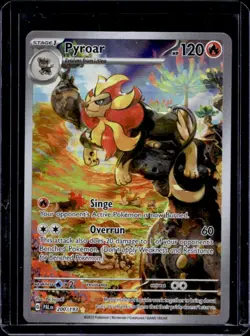 2023 Pokemon SV Paldea Evolved Pyroar Illustration Rare #200/193 - Image 1