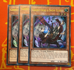 YUGIOH GHOST OGRE & SNOW RABBIT ULTRA RARE NM RA02-EN009 x3 PLAYSET - Image 1