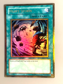 yugioh Heavy Storm GLD1-EN031 Ultra Rare LIMITED EDITION near mint - Image 2