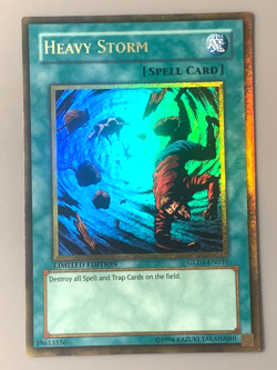 yugioh Heavy Storm GLD1-EN031 Ultra Rare LIMITED EDITION near mint - Image 3