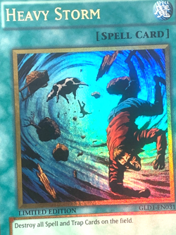 yugioh Heavy Storm GLD1-EN031 Ultra Rare LIMITED EDITION near mint - Image 4