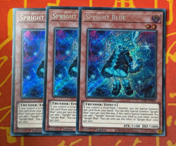 YUGIOH SPRIGHT BLUE SECRET RARE NM RA05-EN021 x3 PLAYSET - Image 1