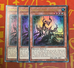 YUGIOH PRIMITE DRAGON ETHER BERYL ULTRA RARE NM RA05-EN033 x3 PLAYSET - Image 1