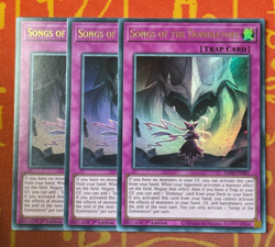 YUGIOH SONGS OF THE DOMINATORS ULTRA RARE NM RA05-EN081 x3 PLAYSET - Image 1