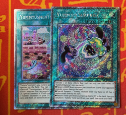 YUGIOH YUMMY SURPRISE/YUMMYUSMENT MIGNON PLATINUM SECRET RARE NM RA05-EN073/74 - Image 1