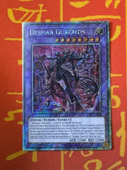 YUGIOH DESPIAN QUAERITIS PLATINUM SECRET RARE NM RA05-EN036 - Image 1