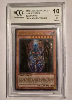 2012 Yu-Gi-Oh Legendary Coll. 3 Yugi's World Bonus Box Dark Necrofear UR. - Image 1