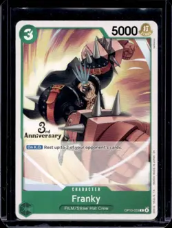 2025 One Piece 3rd Ann Tournament Franky Promos #OP13-033 - Image 1