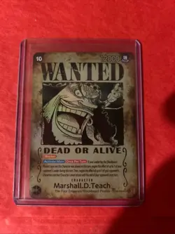 One Piece TCG Marshall D. Teach Wanted Poster OP09-93 SR SP Alternate Art Foil - Image 1