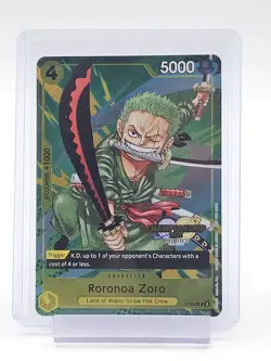 RORONOA ZORO ONE PIECE CARD GAME CHAMPIONSHIP 2023 PROMO P-042 Q7082 - Image 1