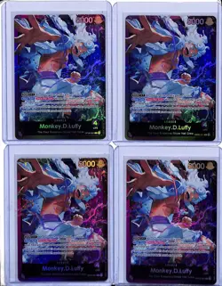 (4) Lot 2025 One Piece Starter Deck 26 Monkey D. Luffy #OP09-061 - Image 1