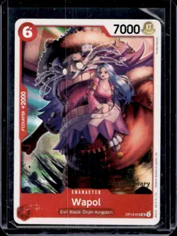 2025 One Piece 3rd Ann Tournament Wapol Promos #OP13-018 - Image 1