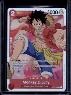 2024 One Piece The Best Monkey.D.Luffy Super Rare #OP01-024 - Image 1