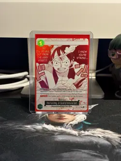 I Know You're Strong... OP13-040 (Luffy) OP 3rd Anniversary Treasure Campaign - Image 1
