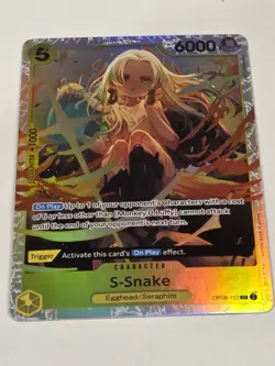 One Piece S-Snake OP08-112 Two Legends Super Rare Foil Character Card 6000 Power - Image 2