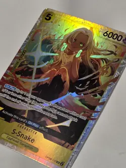 One Piece S-Snake OP08-112 Two Legends Super Rare Foil Character Card 6000 Power - Image 3