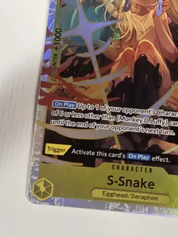 One Piece S-Snake OP08-112 Two Legends Super Rare Foil Character Card 6000 Power - Image 5