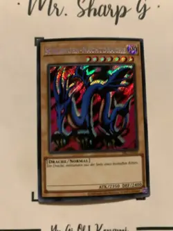 SCHLANGE-NACHTDRACHE -SRL-DE103 DEUTSCH Yu-Gi-Oh! CARD SECRET RARE HOLO KONAMI** - Image 2