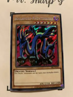 SCHLANGE-NACHTDRACHE -SRL-DE103 DEUTSCH Yu-Gi-Oh! CARD SECRET RARE HOLO KONAMI** - Image 5