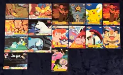 1999 Topps Pokemon TV Animation Card Lot of 16 - TV4 Brock Holo End of Race Holo - Image 1
