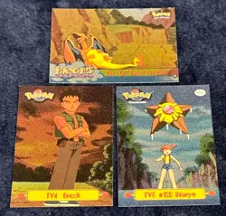 1999 Topps Pokemon TV Animation Card Lot of 16 - TV4 Brock Holo End of Race Holo - Image 3