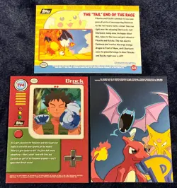 1999 Topps Pokemon TV Animation Card Lot of 16 - TV4 Brock Holo End of Race Holo - Image 4