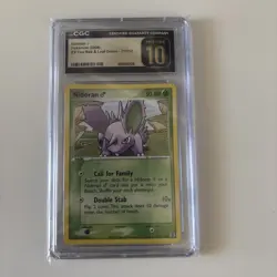 ✨ CGC 10 PRISTINE ✨ Nidoran EX Fire Red & Leaf Green Card 71/112 ✨ Vintage ✨ - Image 1
