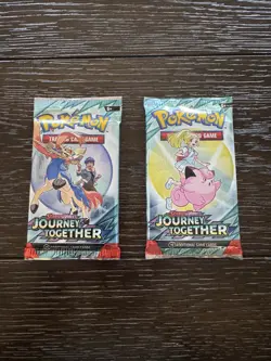 2 x (Factory Sealed) 🔥Pokemon TCG Cards Journey Together Booster Packs ✅ - Image 1