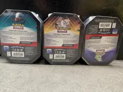 SET OF 3 Pokemon Trading Card Game Metal Tins Darkrai Slaking Tyranitar - Image 2
