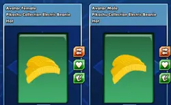 Pikachu Electric Beanie Pokemon TCG Online Digital Card Gameplay Item SENT FAST - Image 1