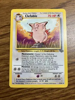 Clefable (17) - Jungle 17/64 Pokemon Card LP - Image 1