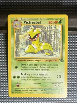 Wizards of the Coast Victreebel Rare Unlimited 30/64 Jungle Pokemon Card 1999 - Image 1