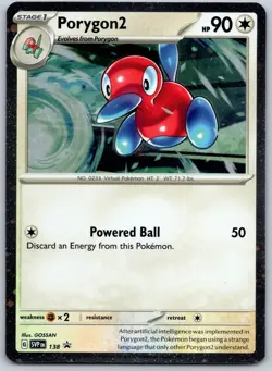 Porygon2 - (Cosmos Holo) Promo SV: Scarlet & Violet Promo Cards 138 NM - Image 1