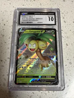 Alolan Exeggutor V SWSH225 SWSH: Sword & Shield Promo Cards Holo - Image 1