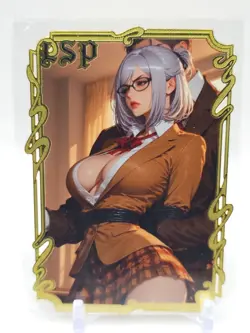 Goddess Story - Gold Metal Waifu Card - Meiko Shiraki - NUMBERED 170/200 - Image 1