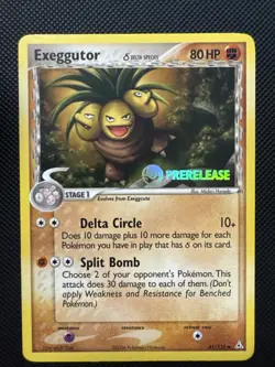 Exeggutor Delta Species 41/110 Prerelease Holon Phantoms Regular Pokemon - Image 1