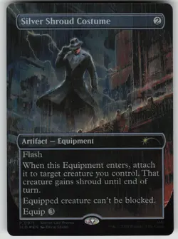MTG Silver Shroud Costume Foil NM Secret Lair Drop Series Magic 915 - Image 1