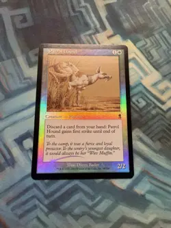 MTG Foil Patrol Hound EX+/NM- Odyssey - Image 1